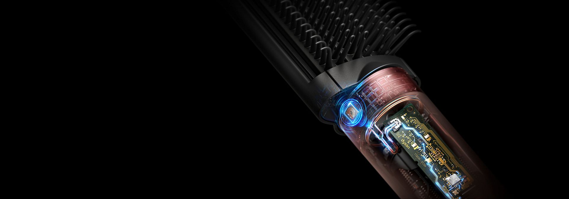 The Dyson Airwrap Co-anda2x multi-styler and dryer recognises an RFID chip in an attachment.