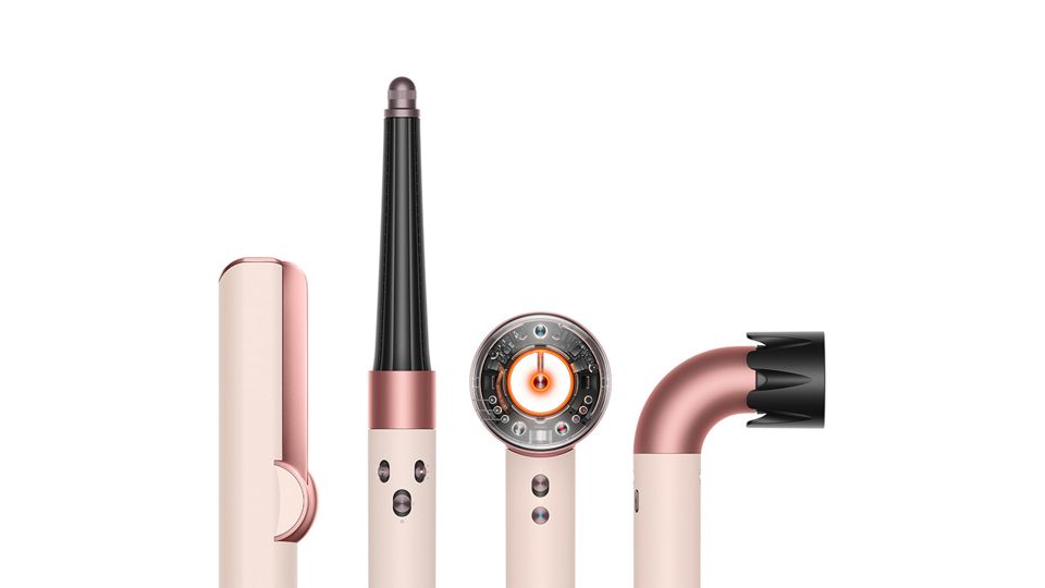 A selection of Dyson Hair care machines.
