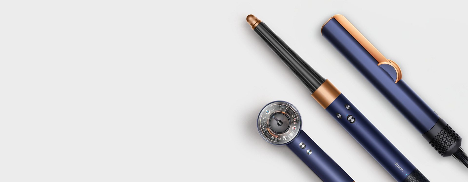 The Dyson Beauty range of devices.