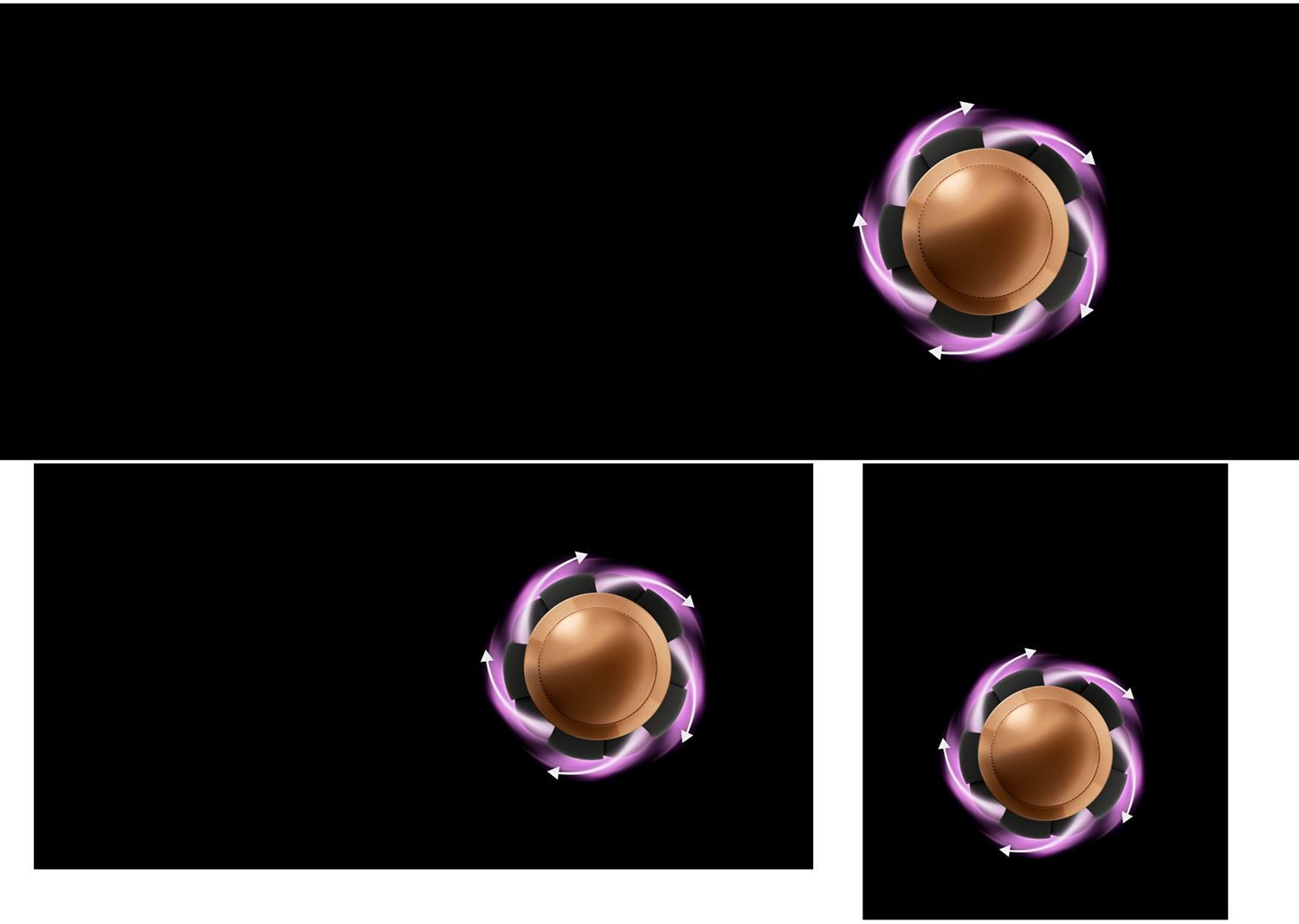 Pink graphics show the Coanda airflow around the Conical Airwrap barrel. Pink graphics show the Coanda airflow around the Conical Airwrap barrel.