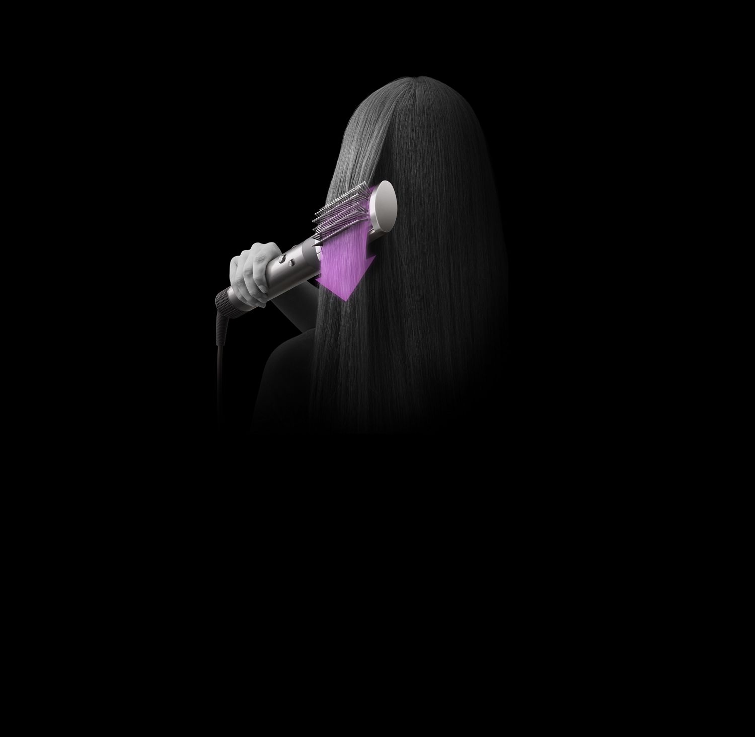 Dyson Airwrap Aufsätze: glattes Haar