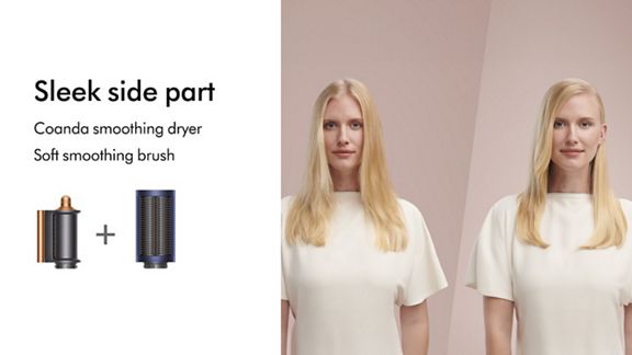 Sleek Side Part - PB Dyson Airwrap Complete Long