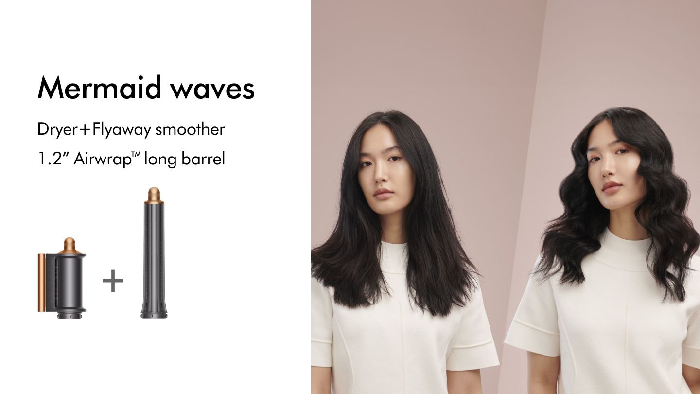 Mermaid Waves - NC Dyson Airwrap Complete Long
