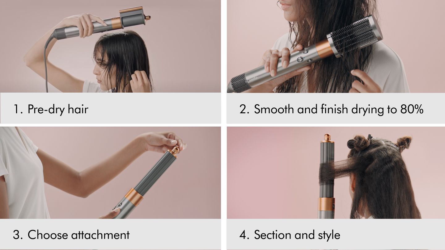 Dyson Airwrap™ multi-styler and dryer Straight+Wavy (Nickel/Copper)