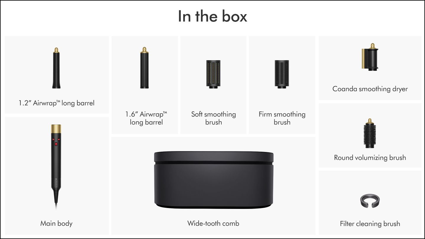 In the Box - Onyx BG Dyson Airwrap Complete Long