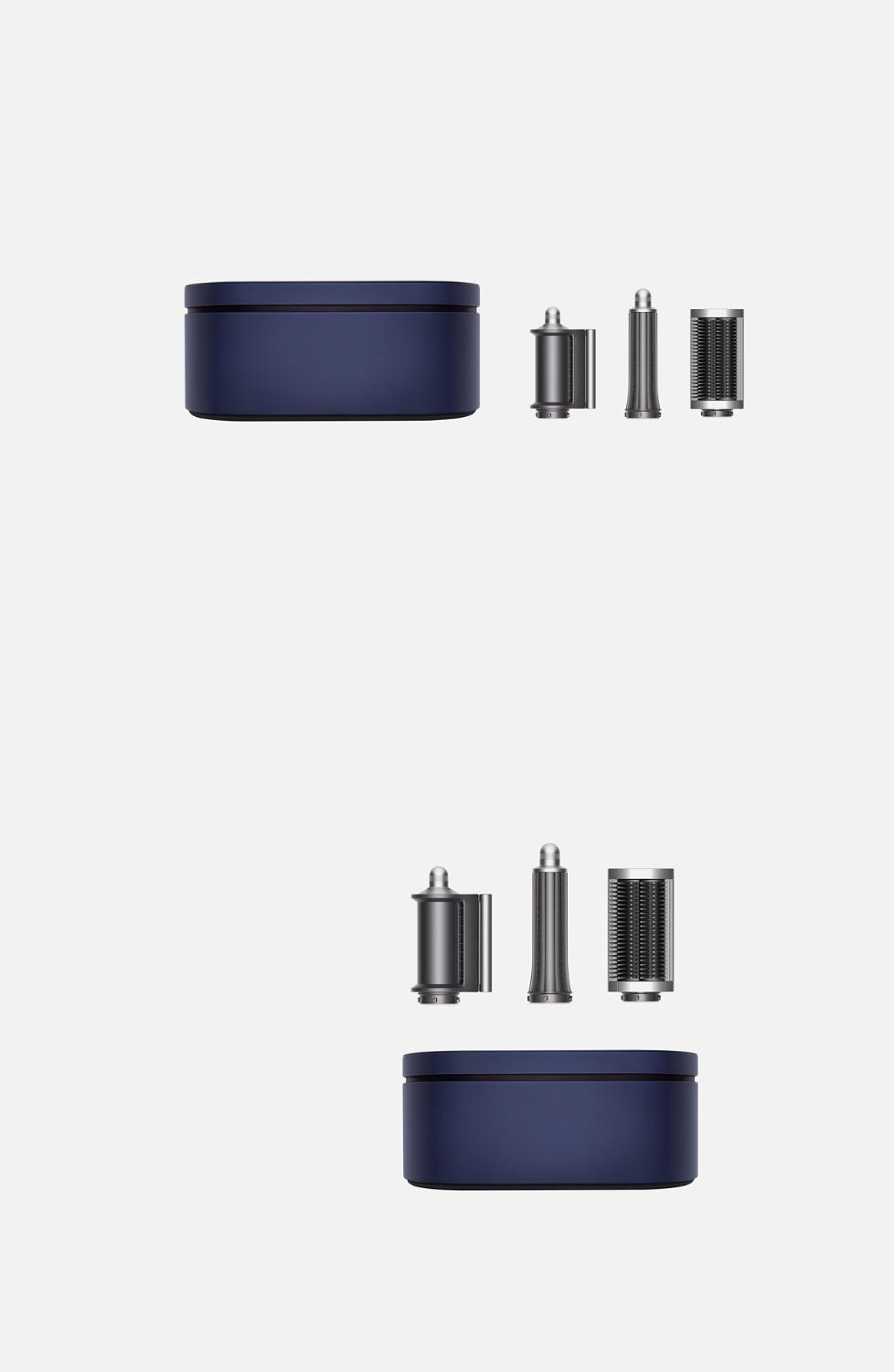 Box Blu di Prussia e Accessori per lo styler Dyson Airwrap
