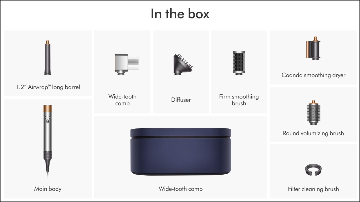 In the Box - NC Dyson Airwrap Complete Long Diffuse