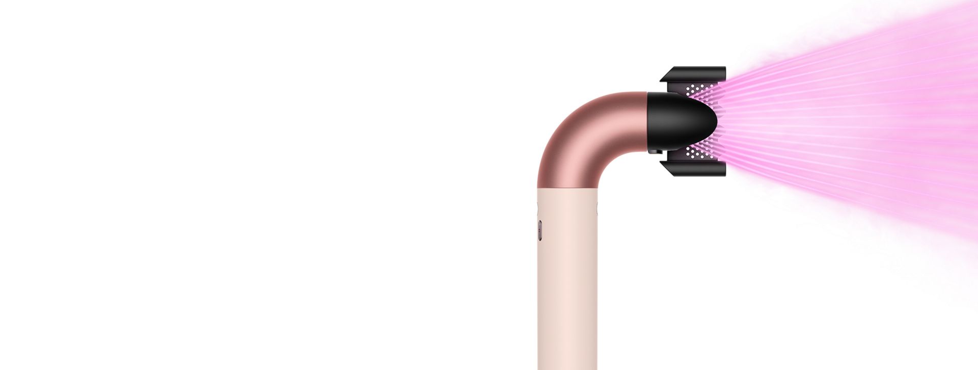 O Dyson Supersonic r com Bocal concentrador proporciona um fluxo de ar mais suave e controlado.