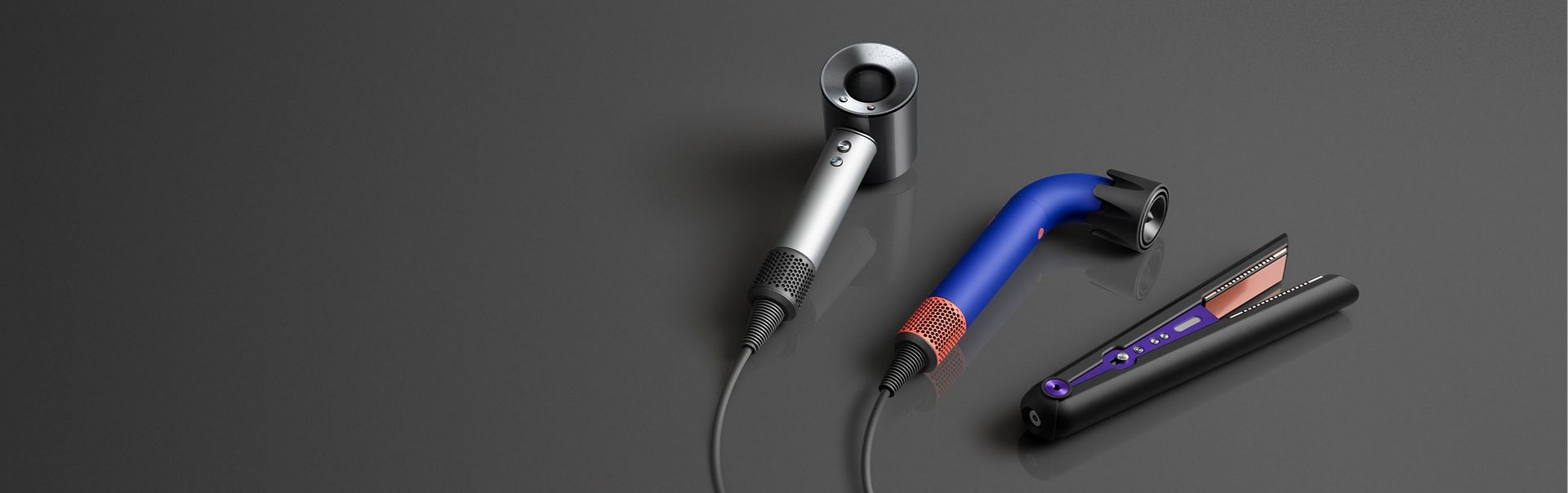 Dyson Supersonic r hair dryer, Dyson Corrale straightener and Dyson Supersonic hair dryer professional
