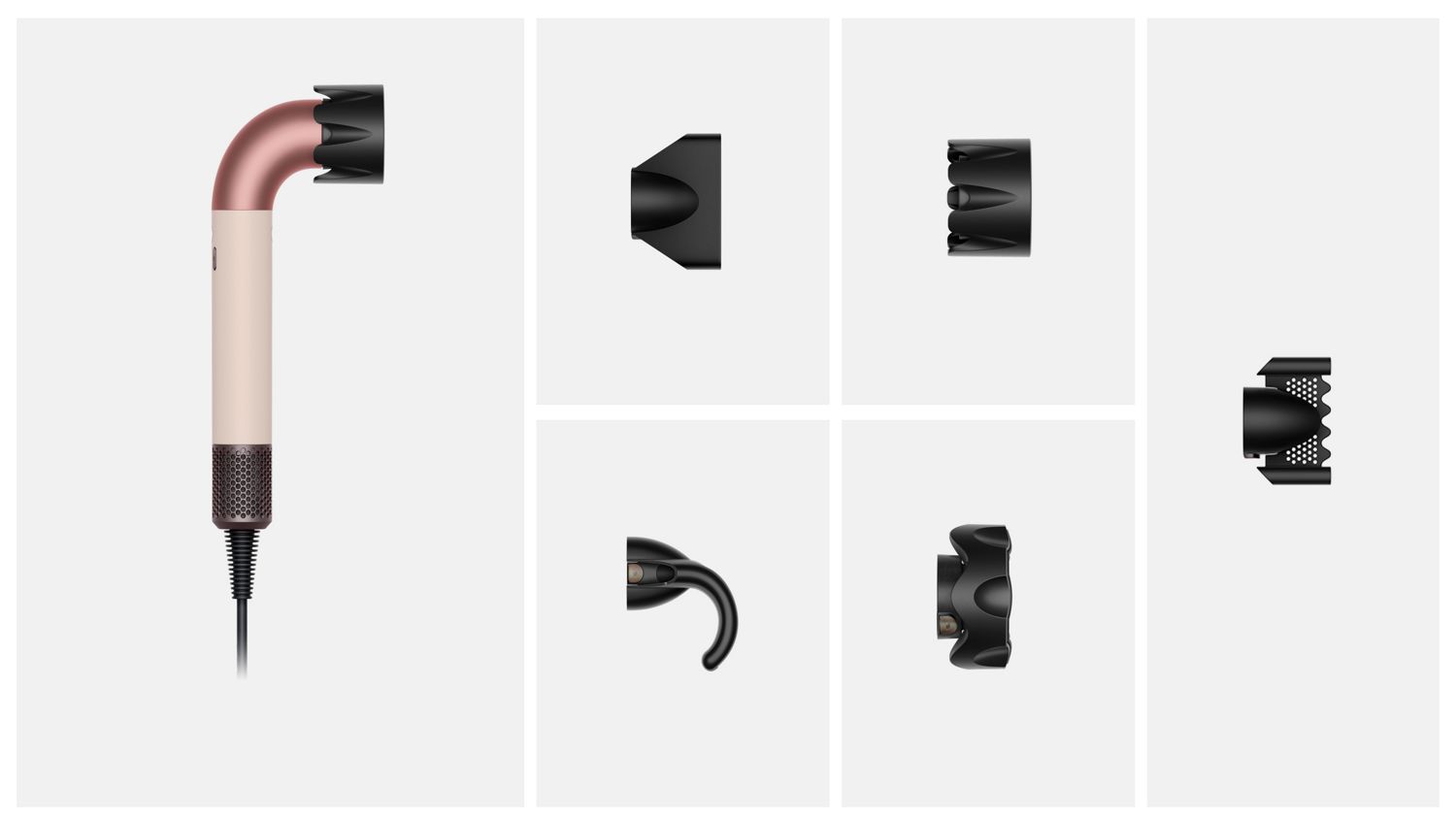 What is included in the box with the Dyson Supersonic r hair dryer.