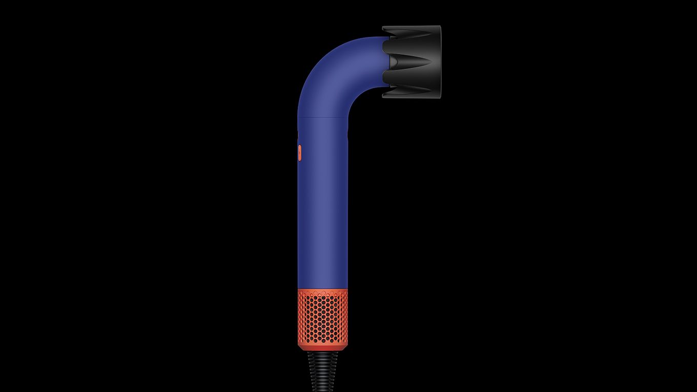 Blue dyson hair dryer cheap