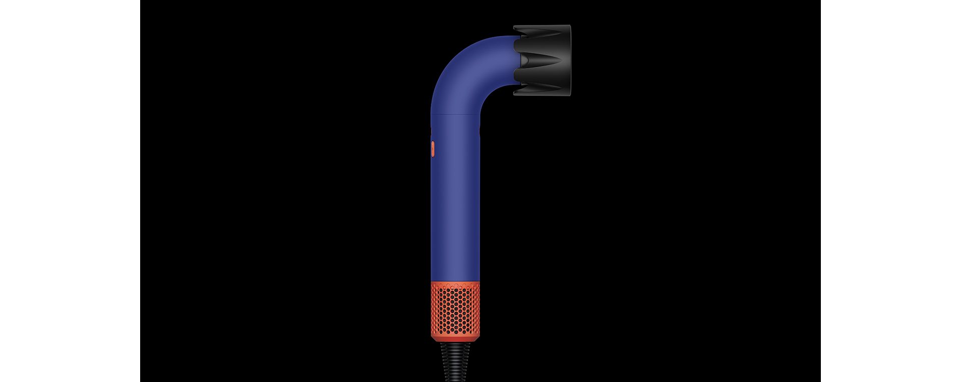 Dyson Supersonic r hair dryer side profile.