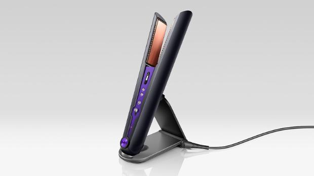 Straightener placed in the charging dock