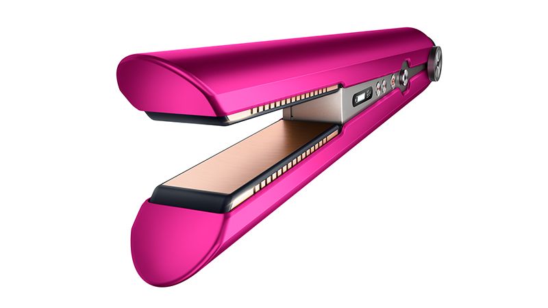 Corrale hair straightener (Fuchsia/Bright Nickel) | Dyson Canada