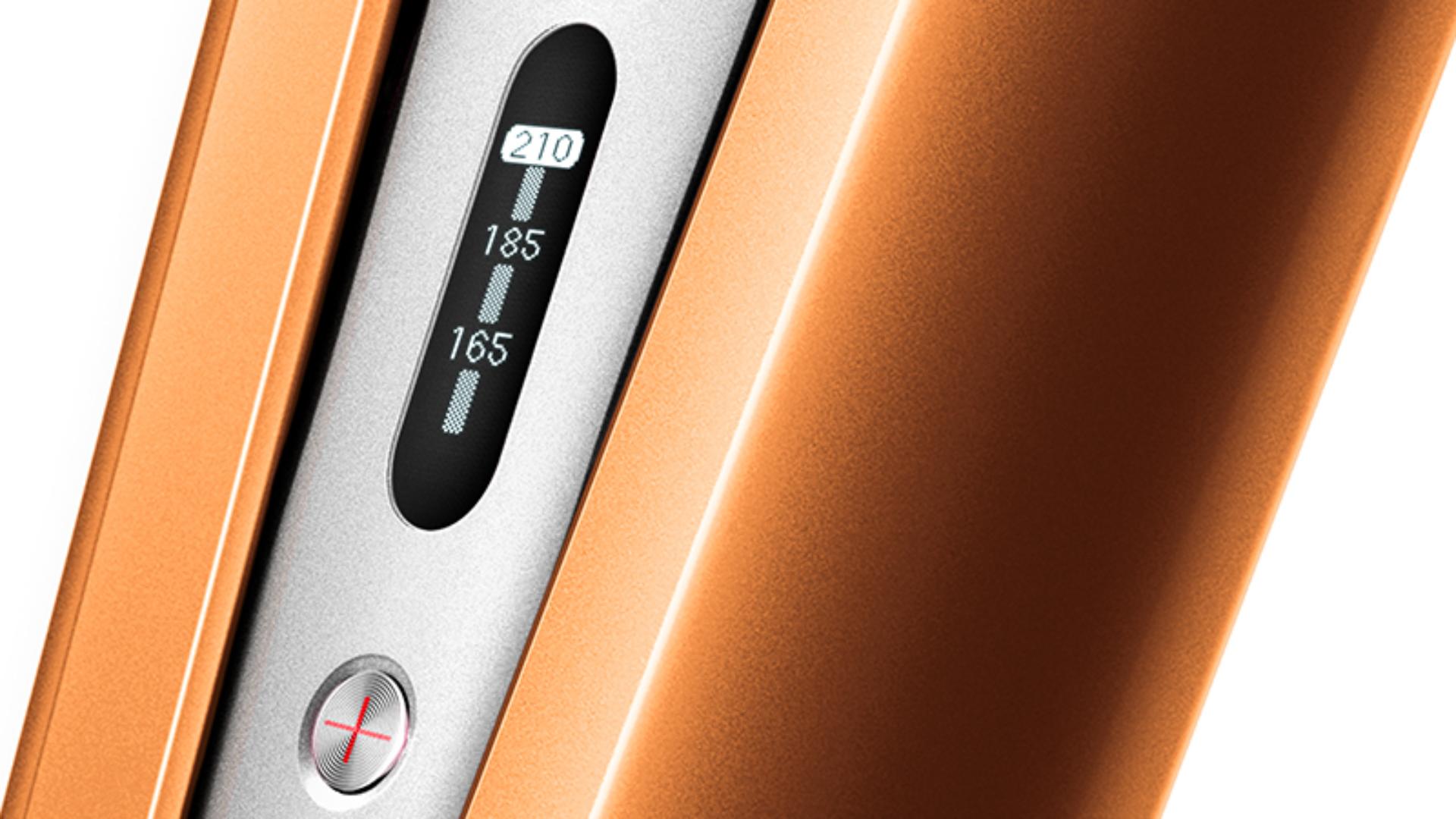 Temperatūros rodinio vaizdas iš arti