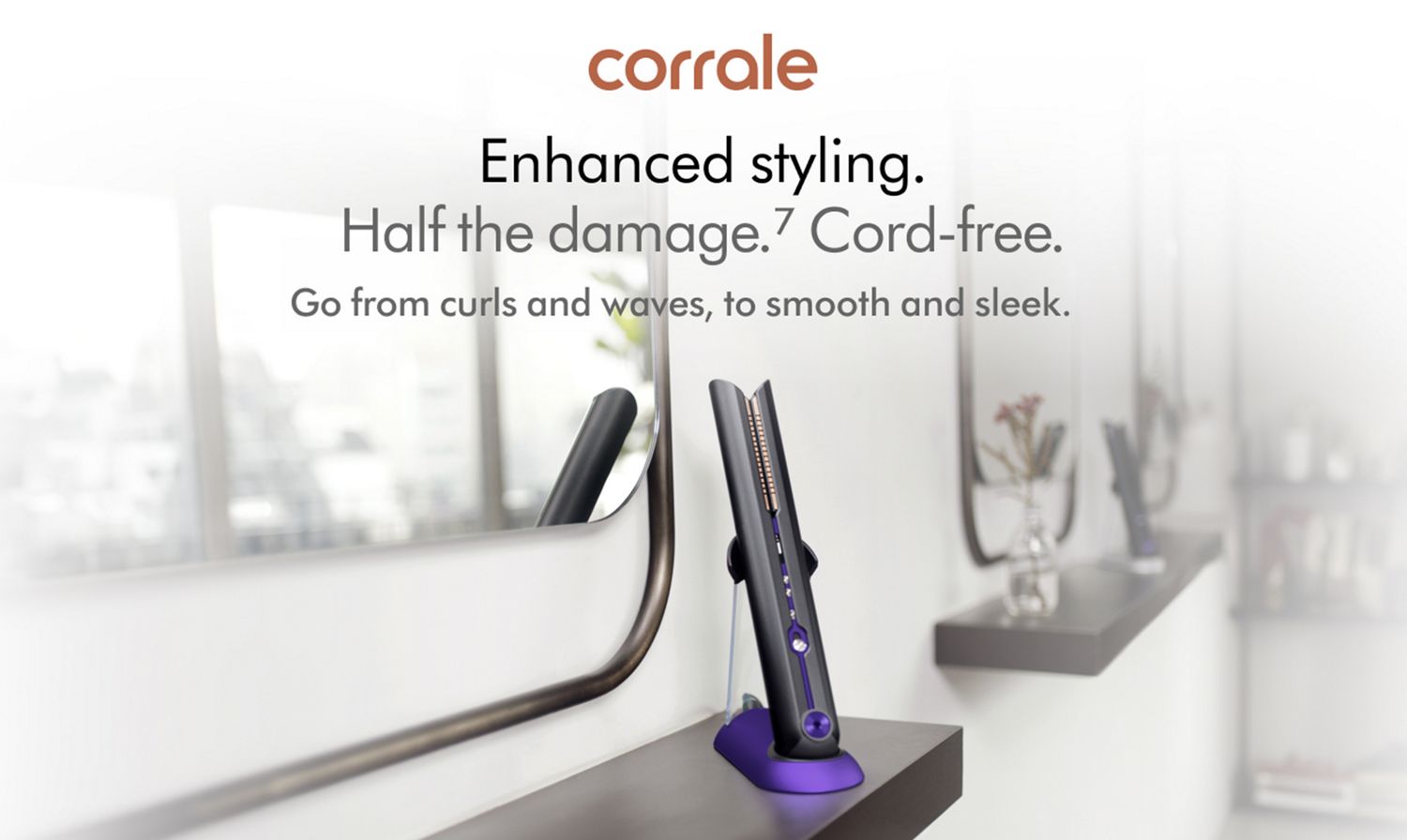  Black/Purple Dyson Corrale Enhanced Styling Graphic