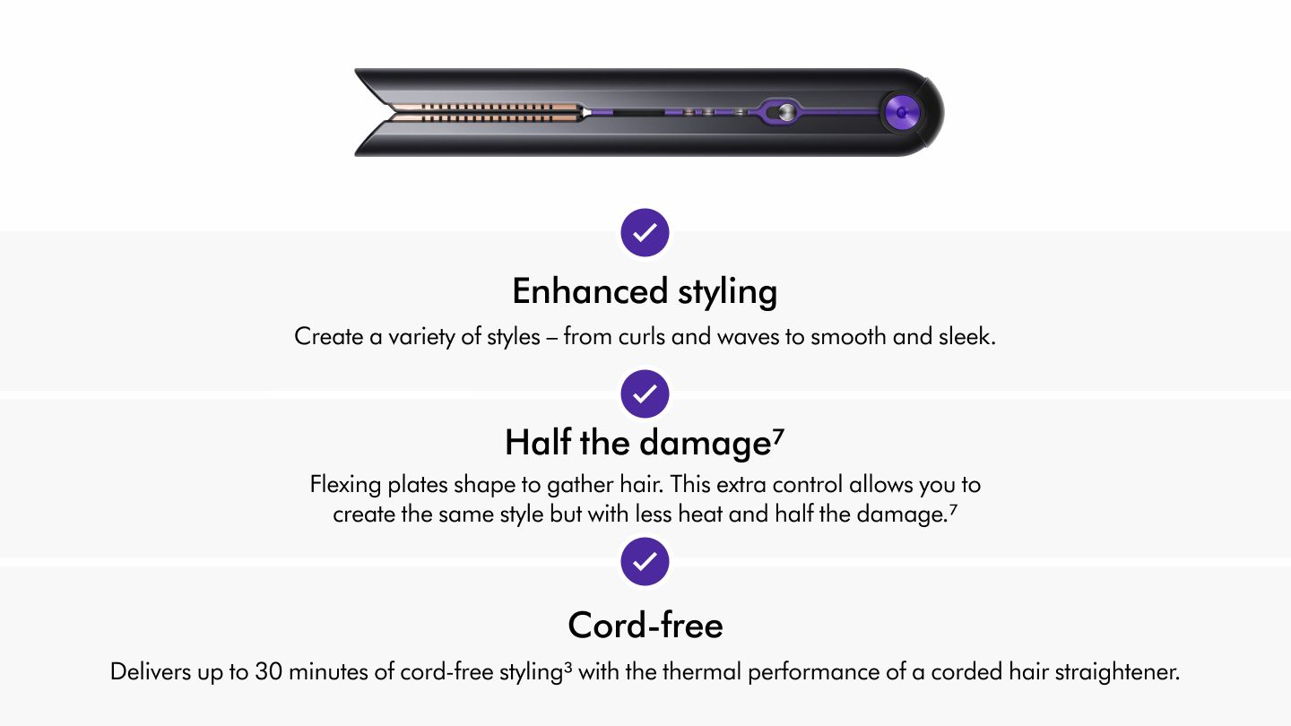 Benefits - Black/Purple Dyson Corrale