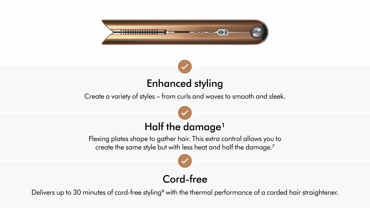 Benefits - Copper Dyson Corrale 