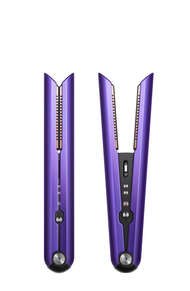 The Dyson Corrale Hair Straightener Purple Black