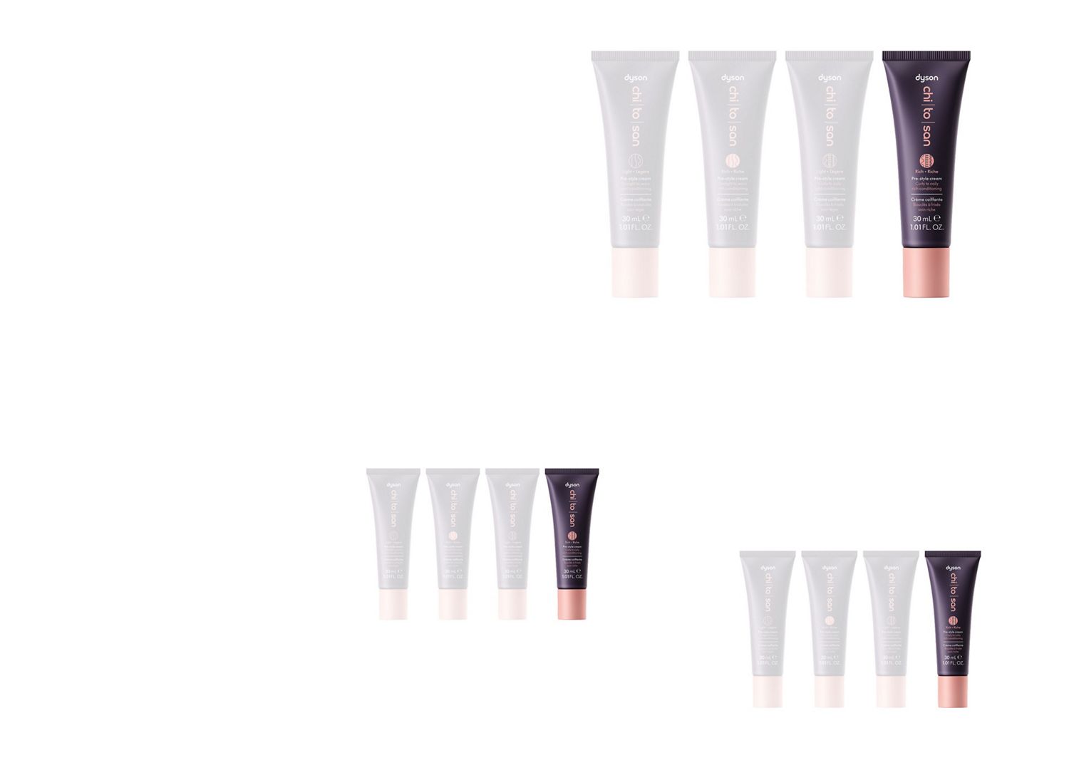 Dyson Chitosan Pre-style cream curly to coily rich conditioning 30ml. Dyson Chitosan Pre-style cream curly to coily rich conditioning 30ml.