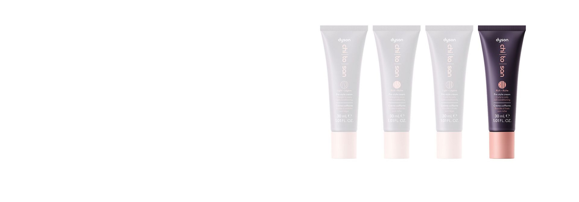 Dyson Chitosan Pre-style-krem Curly to Coily Rich Conditioning 30 ml.