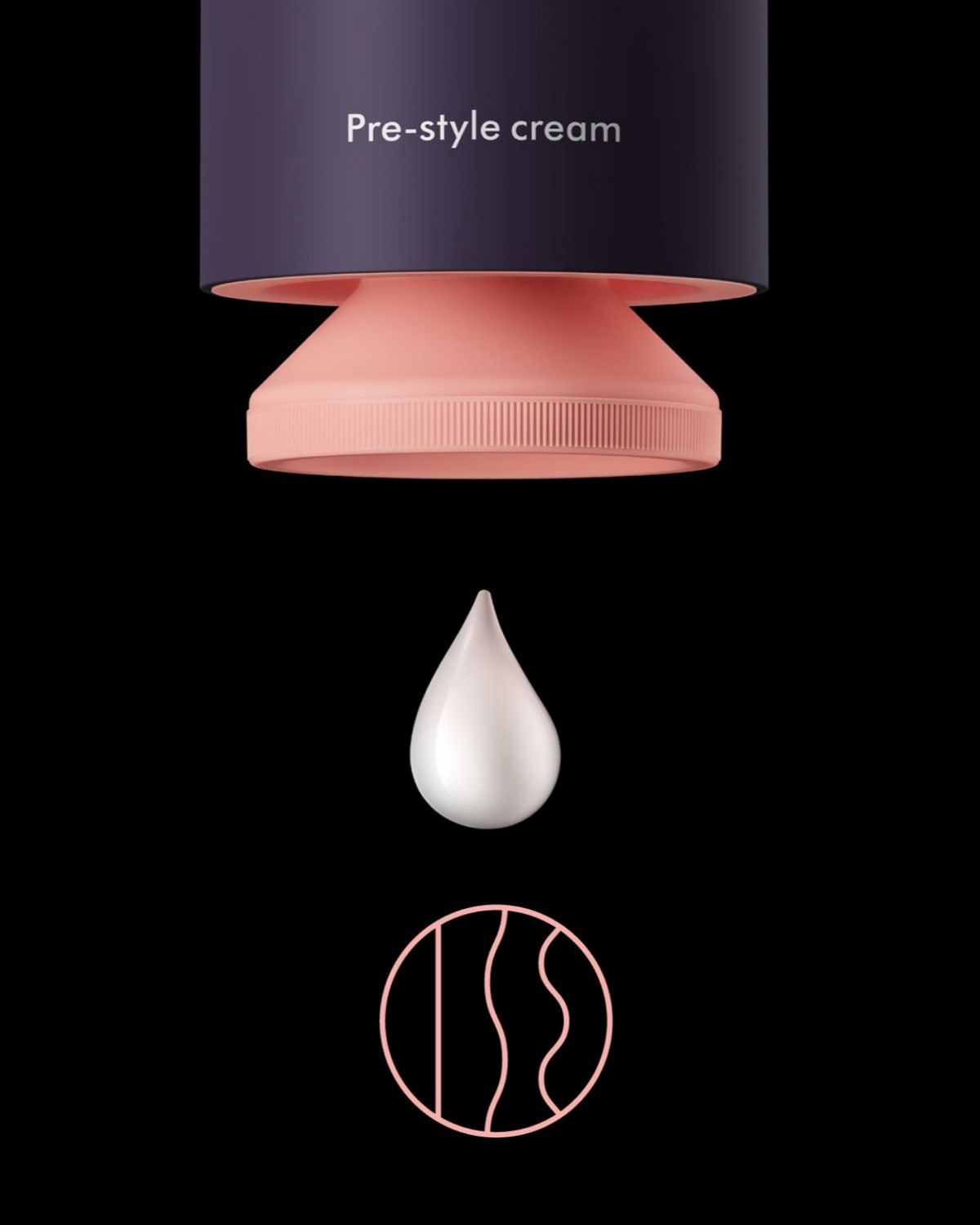 Dyson Chitosan Pre-style cream.
