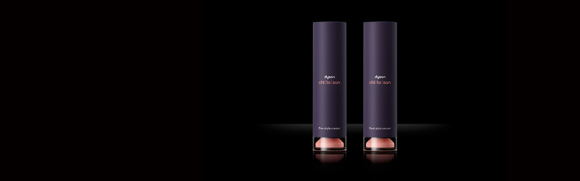 Die Pumpflaschen für die Dyson Pre-Style Cream und das Post-Style Serum.
