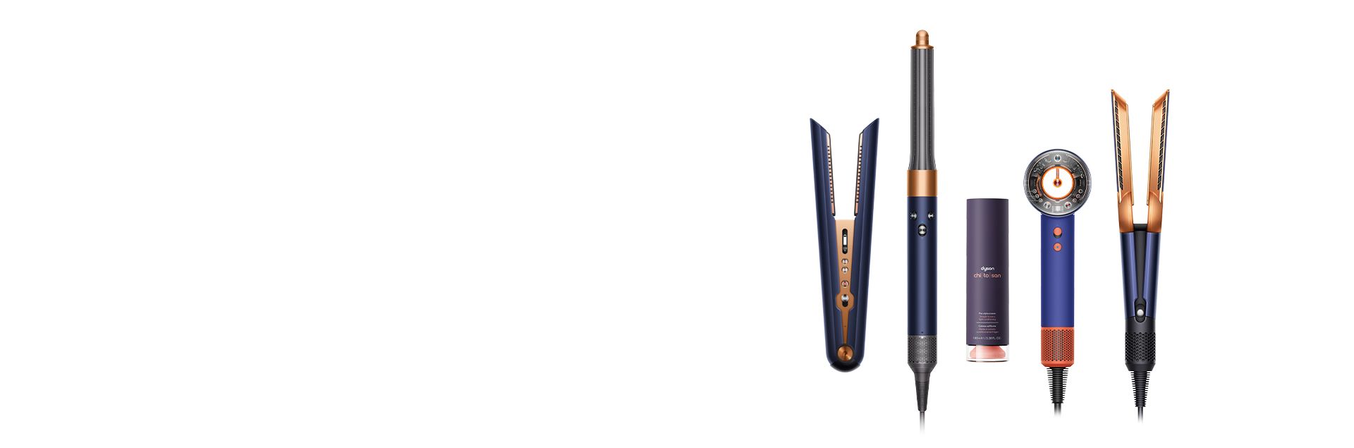 Dyson hair care devices and formulations