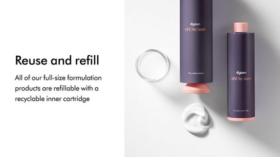 Reuse and Refill Chitosan Pre-style cream