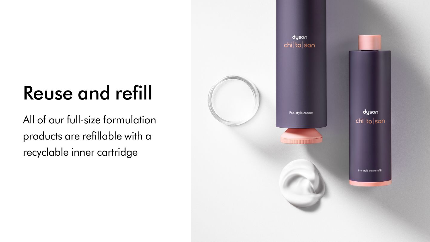 Reuse and Refill Chitosan Pre-style cream