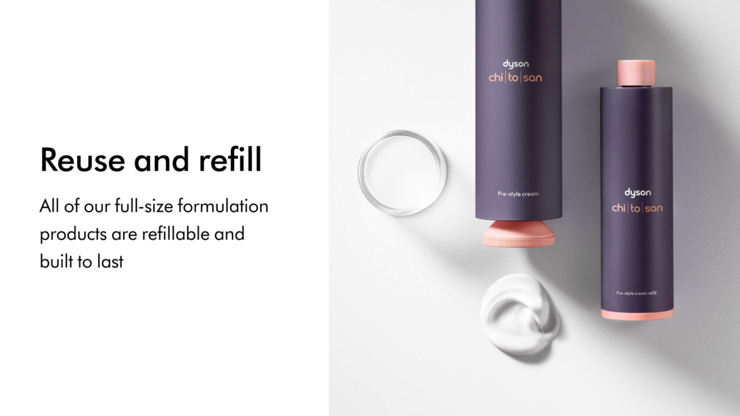 Reuse and Refill Chitosan Pre-style cream 