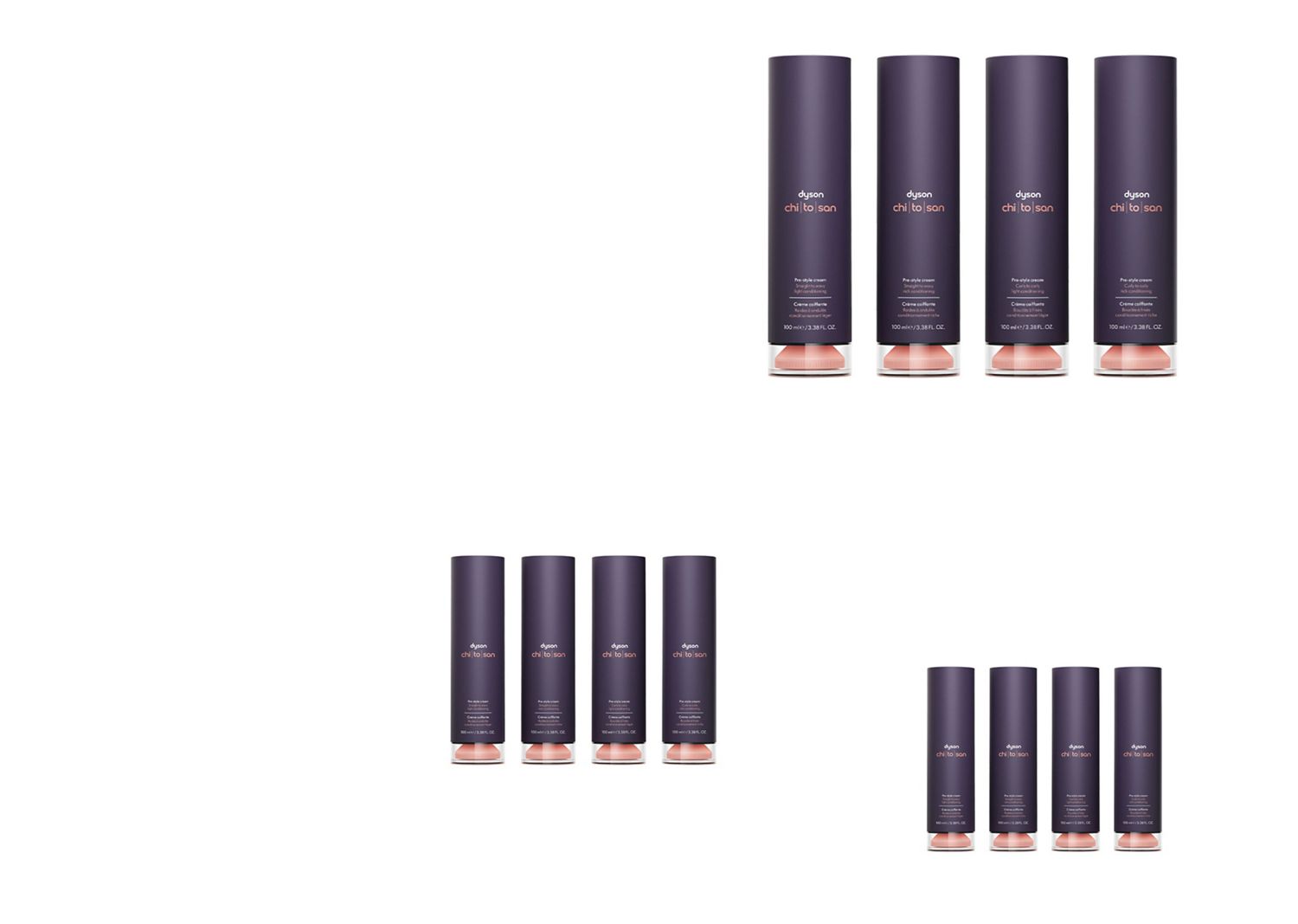 A model with chin-length brown hair uses the Conical Airwrap barrel to add waves to her hair.