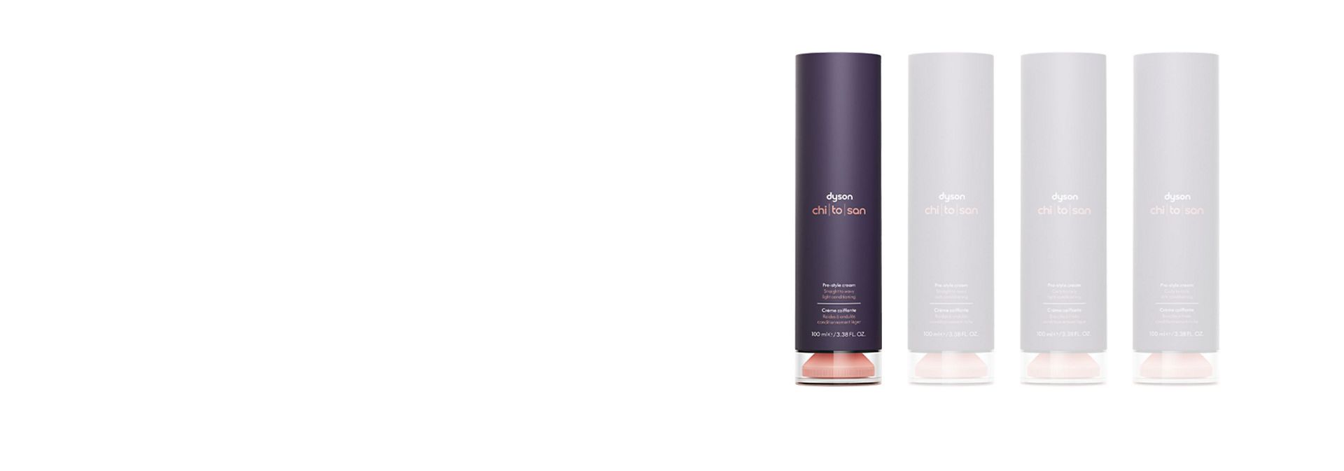 Refill til Dyson Chitosan Pre-style-krem Straight to Wavy Rich Conditioning.