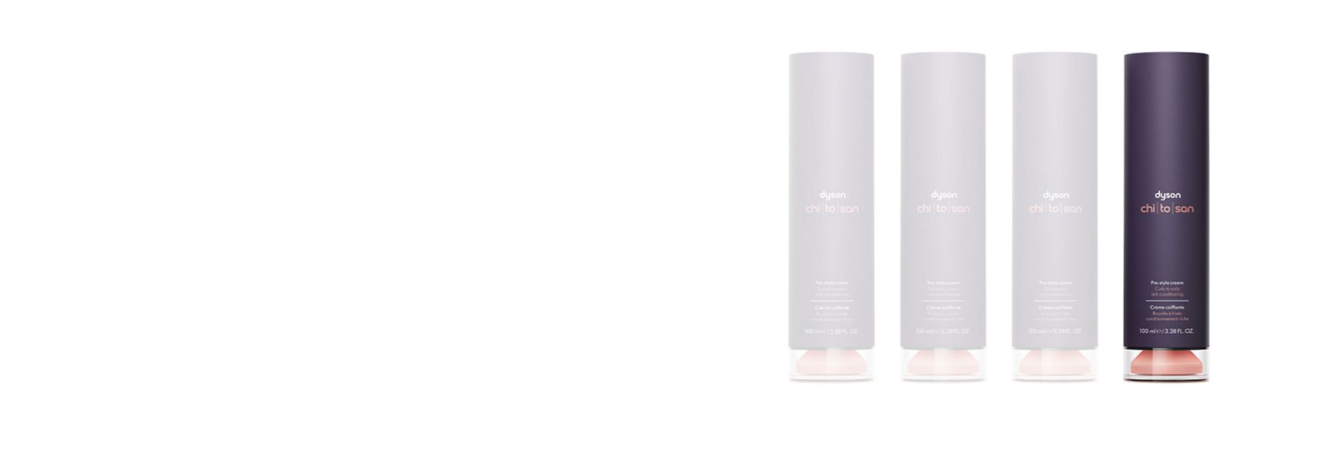 100 ml Dyson Chitosan Pre-style-krem Curly to Coily Rich Conditioning.