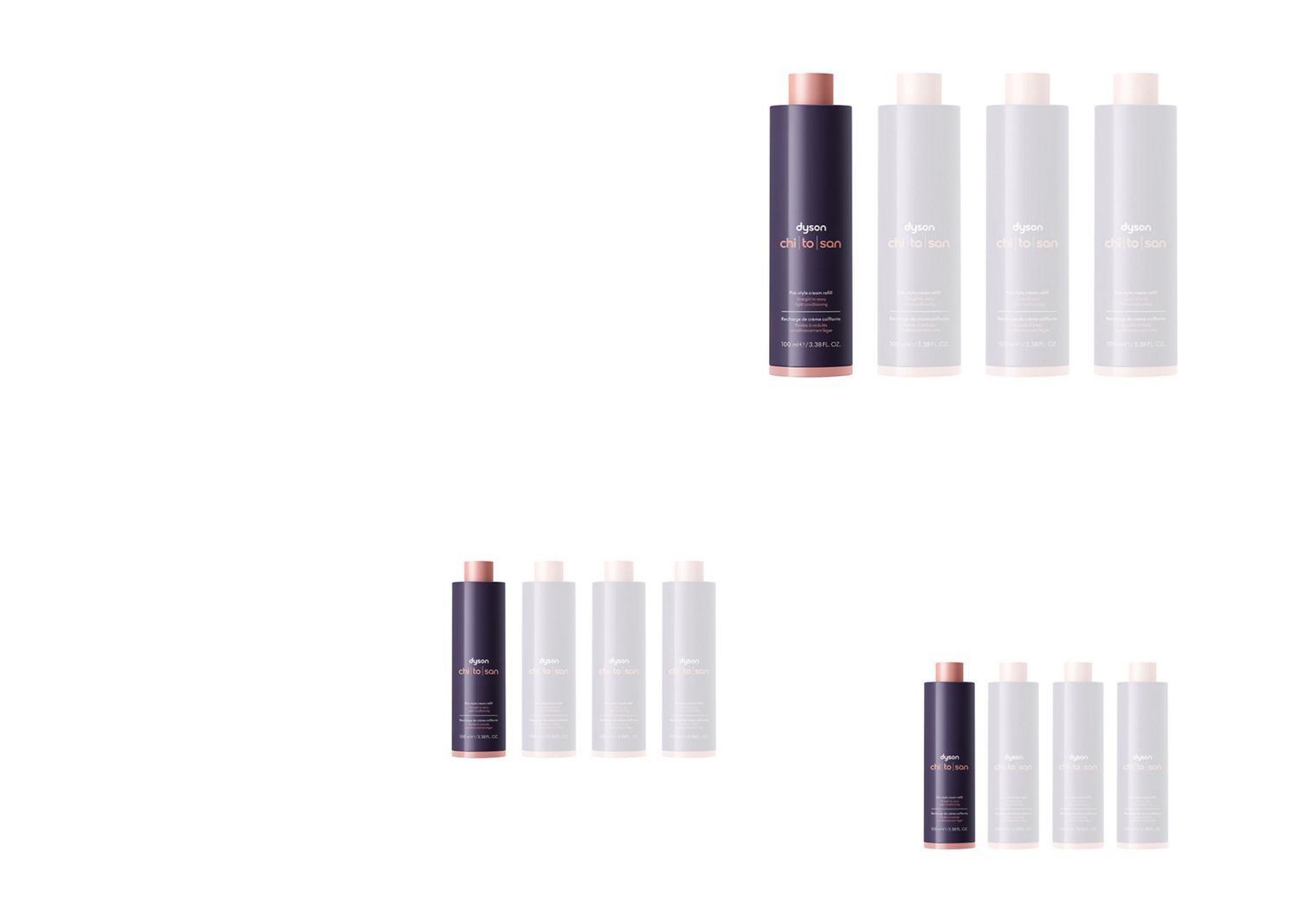 Dyson Chitosan Pre-style cream straight to wavy rich conditioning refill.