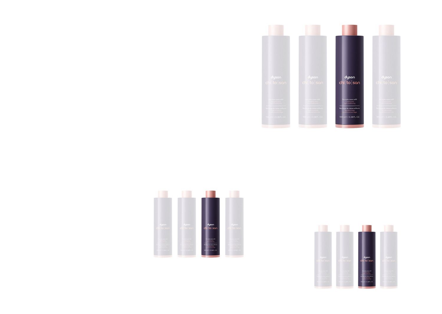 Dyson Chitosan Pre-style cream curly to coily rich conditioning refill