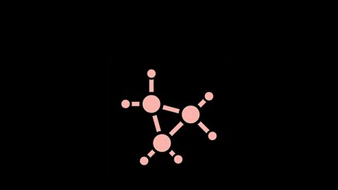 Molekularstruktur-Symbol