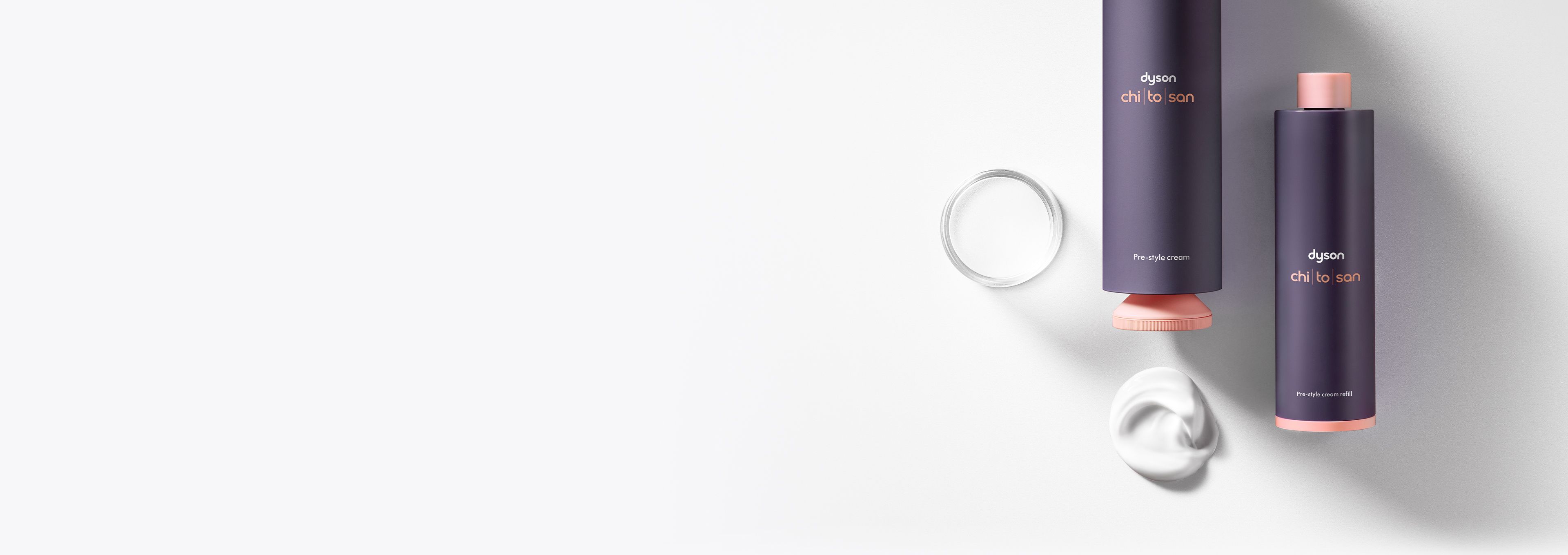 Dyson Chitosan™ Pre-style cream (Straight to wavy light 100ml)