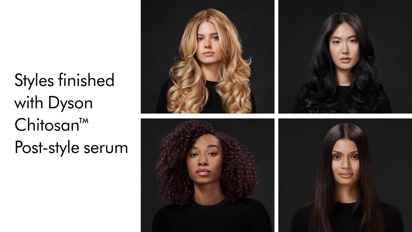 Styles Finished with Dyson Chitosan Post Style Serum