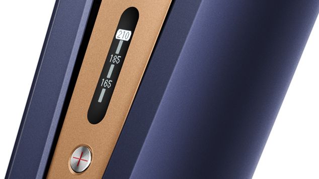 Nahaufnahme der Temperaturanzeige