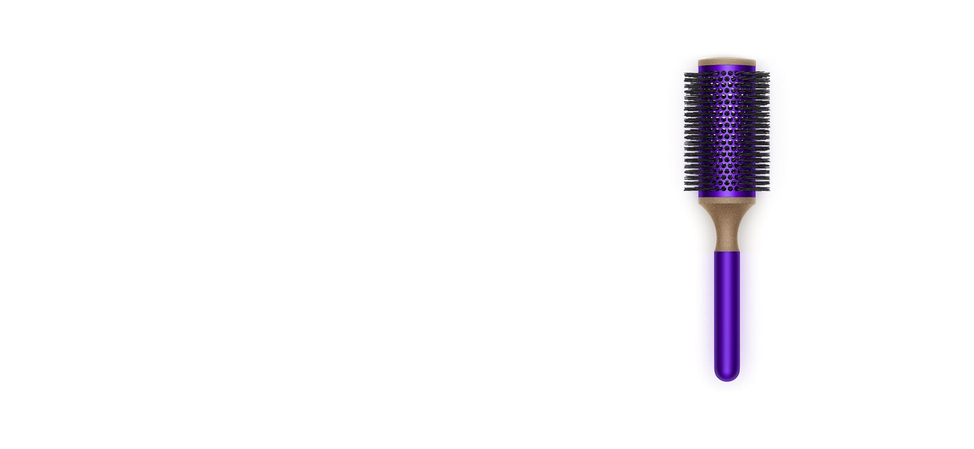 Spazzola tonda Dyson diametro 45mm viola e nera