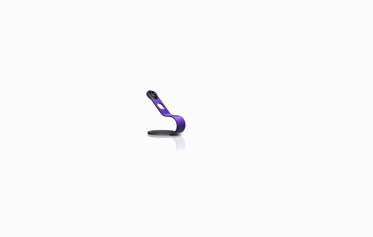 Purple and Black Dyson Supersonic™ hair dryer stand