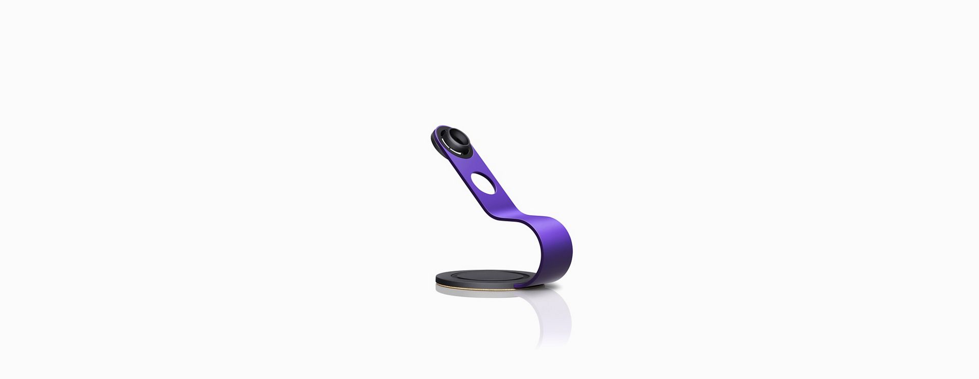 Purple and Black Dyson Supersonic™ hair dryer stand