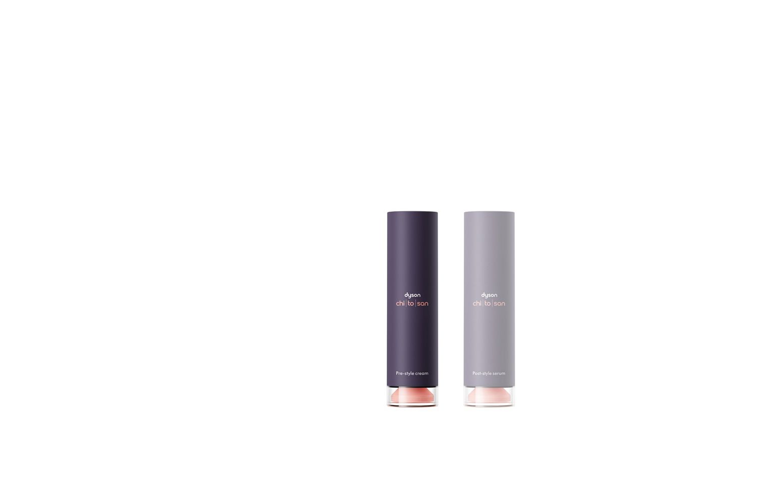 Dyson Chitosan Pre-style cream and Post-style serum