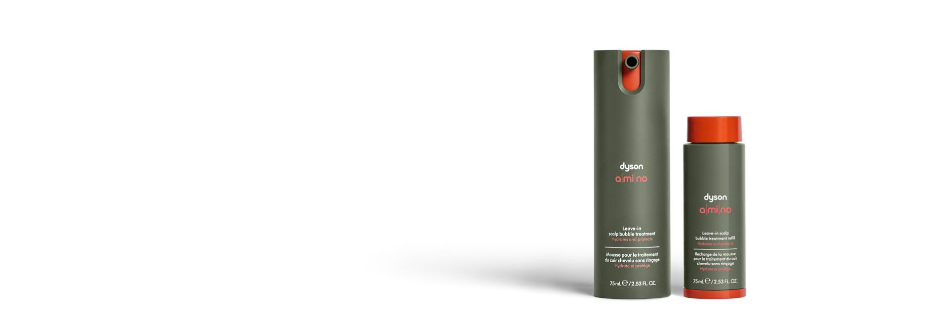 Dyson Amino Leave-in scalp bubble treatment and refill.