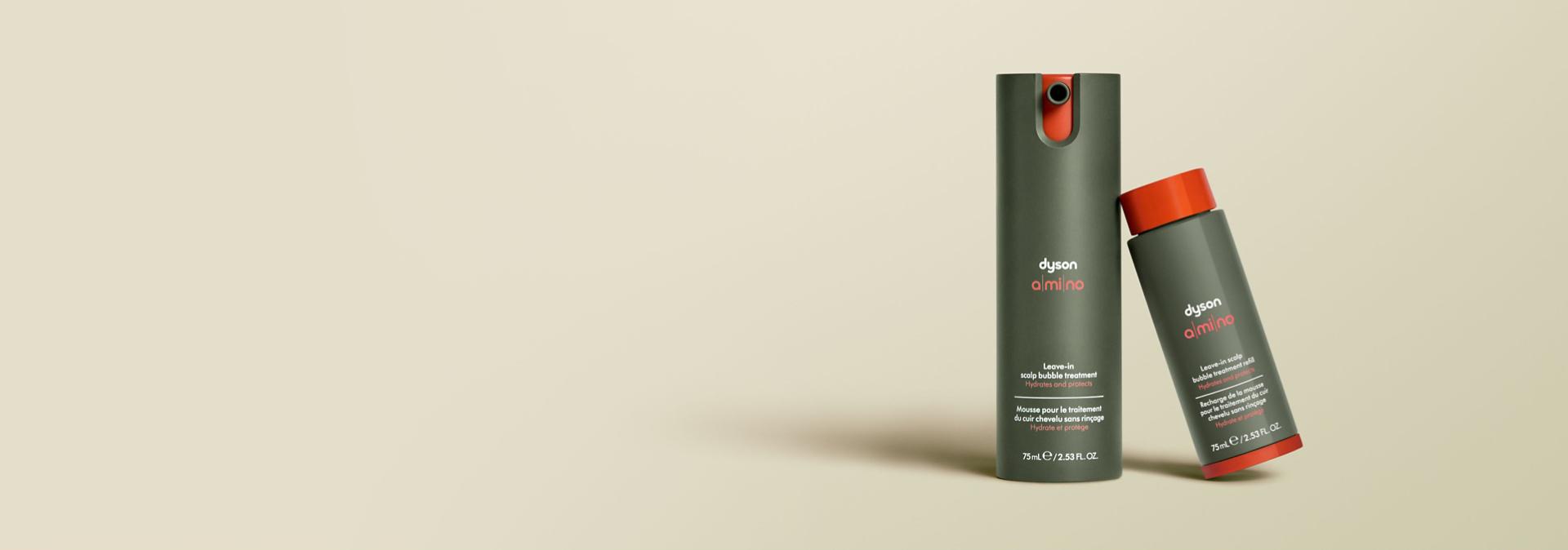 Dyson Amino Leave-in scalp bubble treatment and refill.