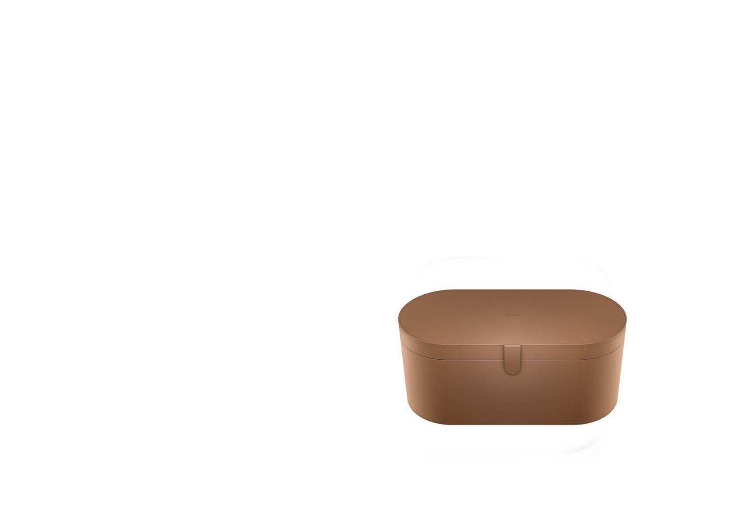 Large tan storage case