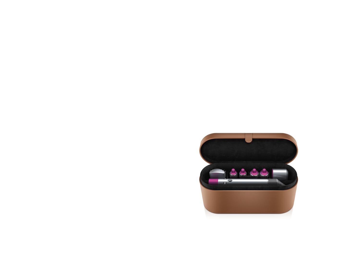 Small tan storage case