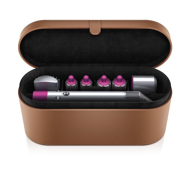 dyson airwrap styler smooth control nickel fuchsia