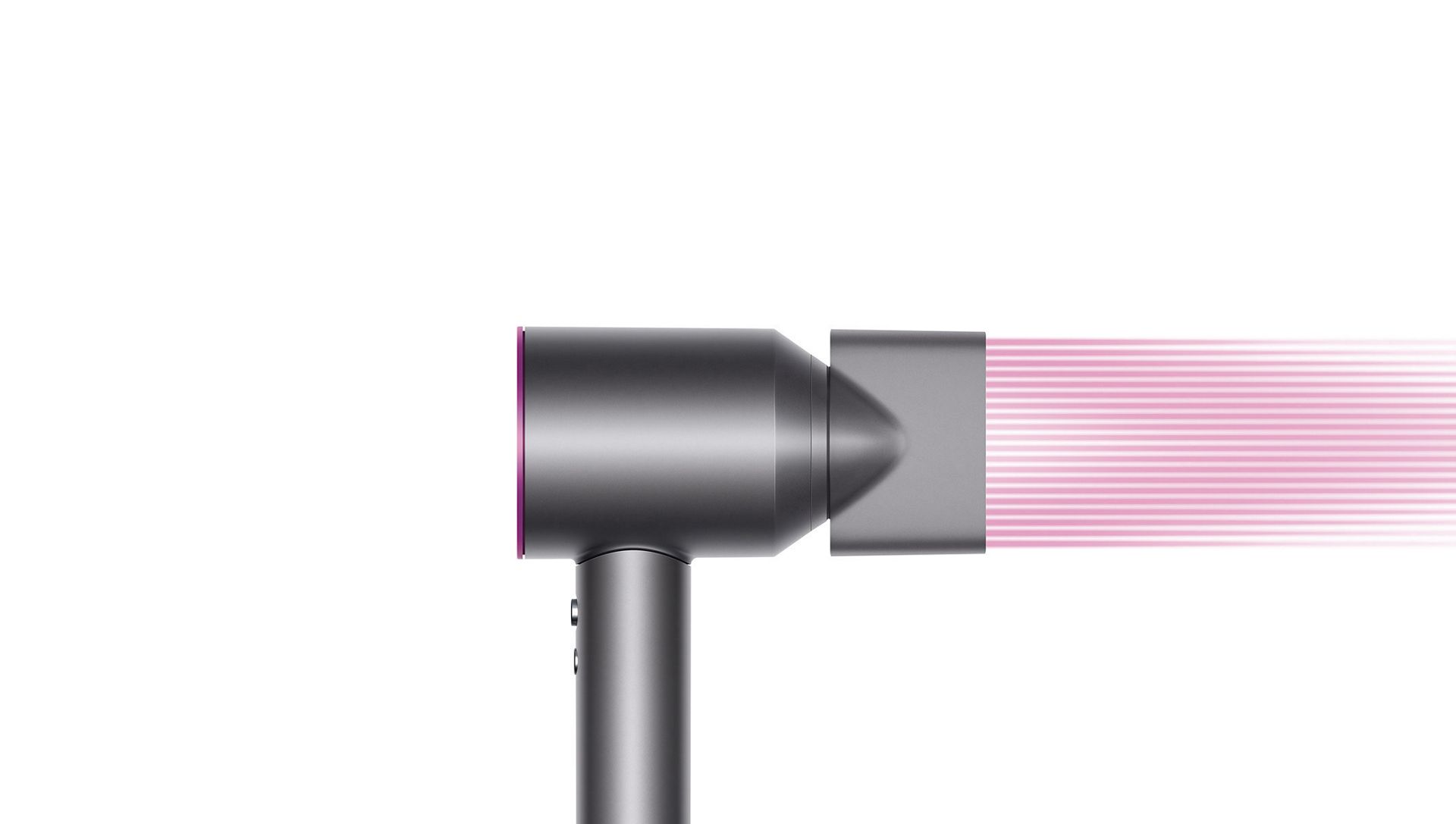 Scrolling images of Dyson Supersonic styling attachments
